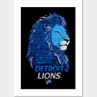 Detroit Lions Posters and Art